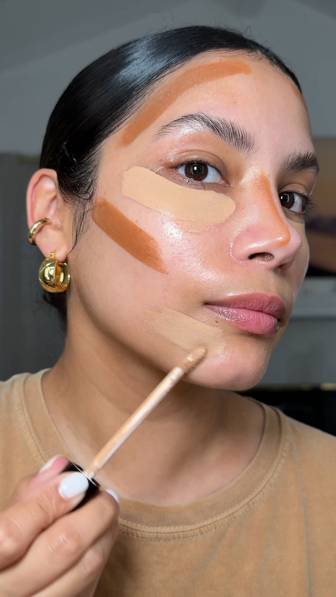 Simple no foundation makeup tut 💕

@terezandhonor collagen eye gel patches
@diorbeauty @diorbeautylovers contour stick medium @hourglasscosmetics concealer sienna @jonesroadbeauty miracle balm chic @lauramercier translucent powder
@morphe2 nano eyebrow pencil cold brew
@morphebrushes cheek thrills bronze duo Tulum Trip & face trio blush Cabana Club
@anastasiabeverlyhills embers eyeshadow palette B2
@milkmakeup kush high roll mascara @anastasiabeverlyhills lip liner cool brown @pradabeauty lipstick B02 pink nude @charlottetilbury airbrush setting spray
@colourpopcosmetics so juicy lip oil everything's good

#LTKBeauty