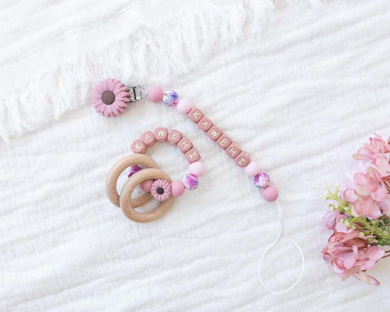 Personalized Pacifier Clips, Best Baby Gifts, Baby Shower Gift Ideas, Custom Baby Gifts, Personal... | Etsy (US)