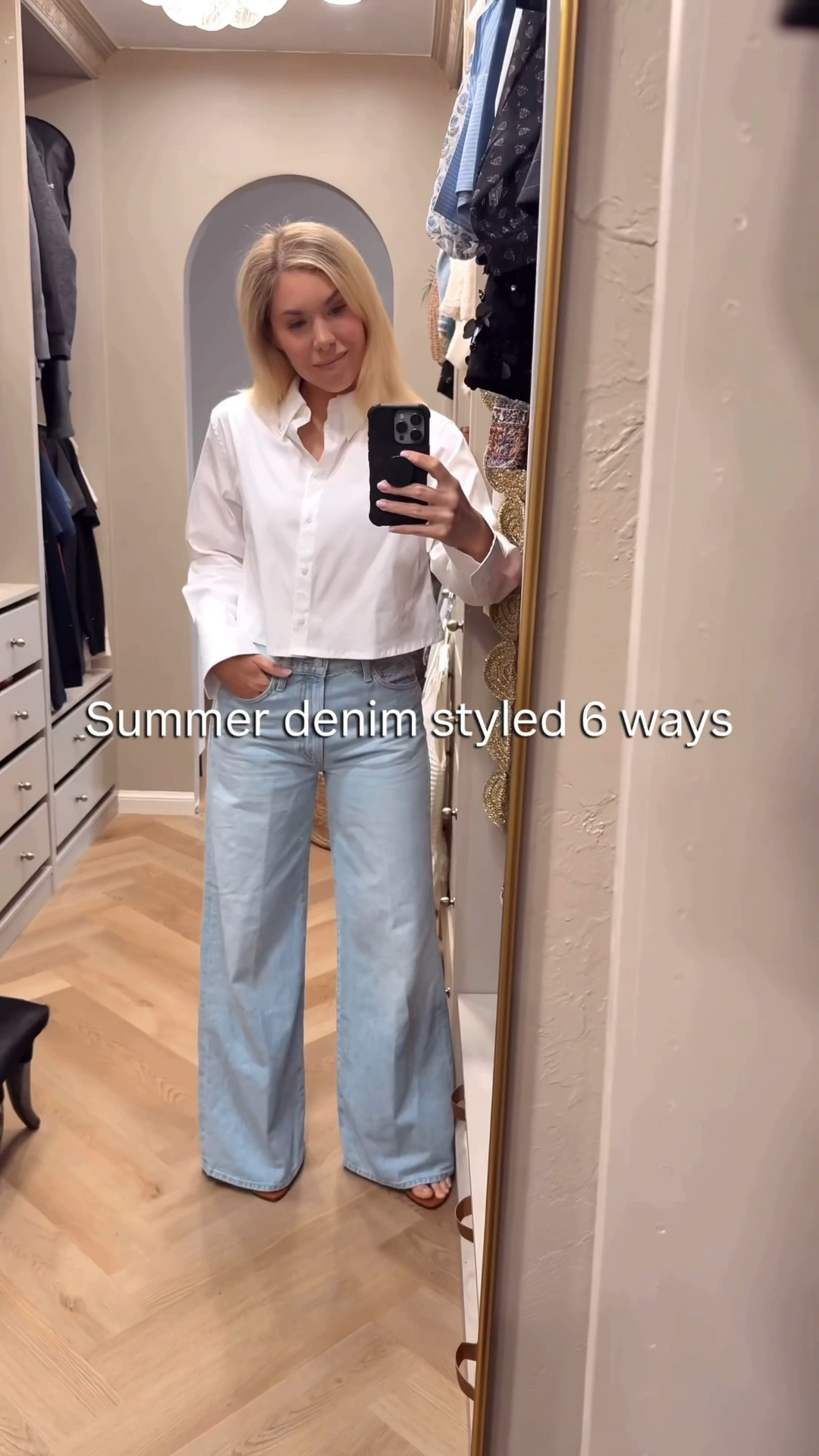 Summer jeans 
Mother jeans 
Fit TTS

#LTKdayinmylife #LTKgrwm #LTKootd