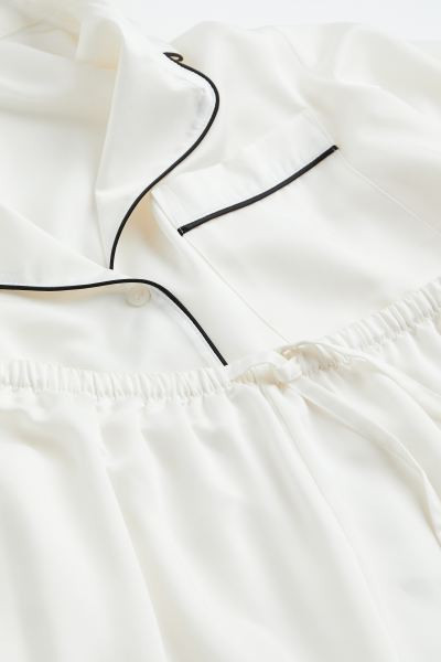 Satin Pajama Shirt and Pants | H&M (US + CA)