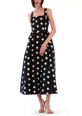Women's Sleeveless Polka Dot Dress | Belk