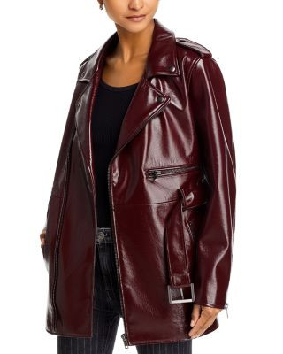 MOTHER The Midi Chopper Faux Leather Jacket  | Bloomingdale's Women Coats & Jackets Fall Jackets | Bloomingdale's (US)