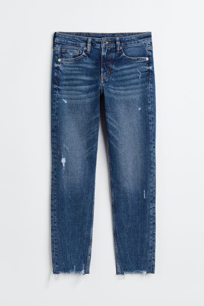 Skinny Ankle Jeans - Dunkelblau - Ladies | H&M AT | H&M (DE, AT, CH, NL, FI)