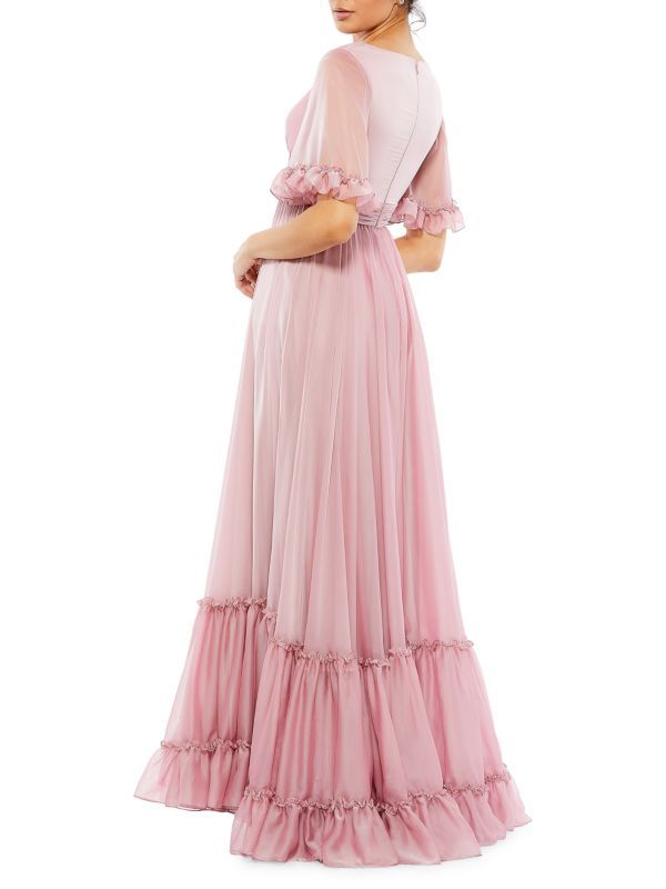 Butterfly Ruffle Tiered Gown | Saks Fifth Avenue OFF 5TH