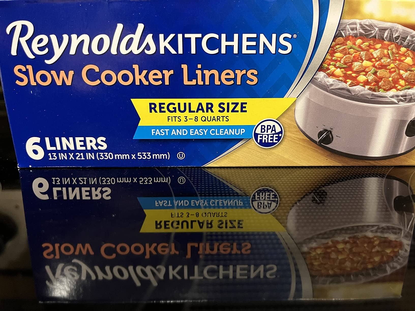 Reynolds Kitchens Slow Cooker Liners, Regular (Fits 3-8 Quarts), 6 Count | Amazon (US)