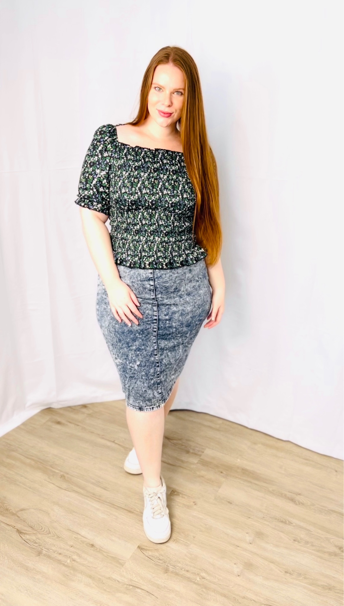 This floral top is so comfy and has a gorgeous tie detail in the back as well as ruffles around the waist😍 I paired it with a denim skirt and sneakers for a casual ‘fit!

#LTKstyletip #LTKunder50 #LTKFind