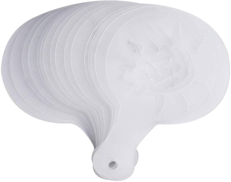 16Pcs Coffee Decorating Stencils Various Patterns Plastic Coffee Stencils Cappuccino Chocolate La... | Amazon (US)