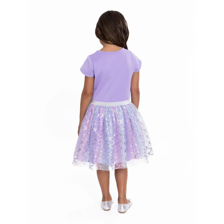 Disney Princess Girls The Little Mermaid Cosplay Dress, Sizes 4-16 | Walmart (US)