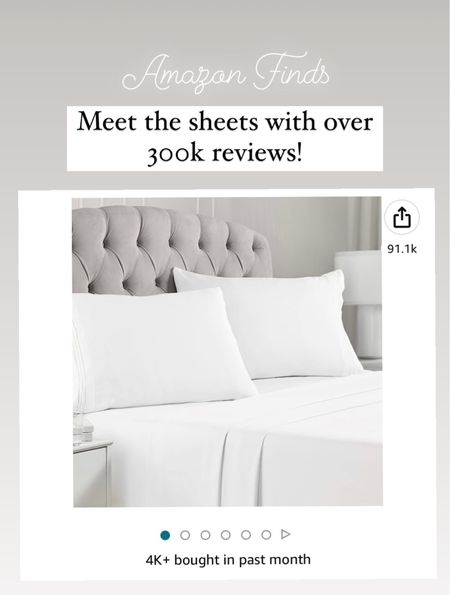 Amazon home finds, sheets, Amazon prime day finds, top rated bed sheets, LTKhome

#LTKunder100 #LTKhome #LTKxPrimeDay