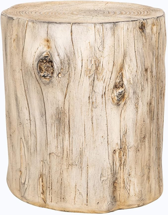 Ball & Cast Concrete Stool End Table, 16.5"H, Grey white | Amazon (US)