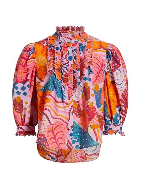 Lilac Colorful Party Blouse | Saks Fifth Avenue