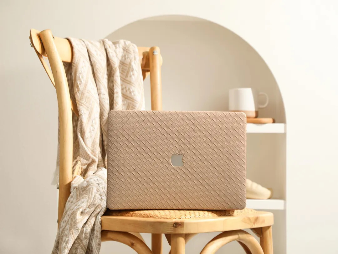 Oatmeal Weave Leather MacBook Case for 2025 MacBook Air/Pro MacBook 16/15/14/13 Inch, Protective ... | Etsy (US)