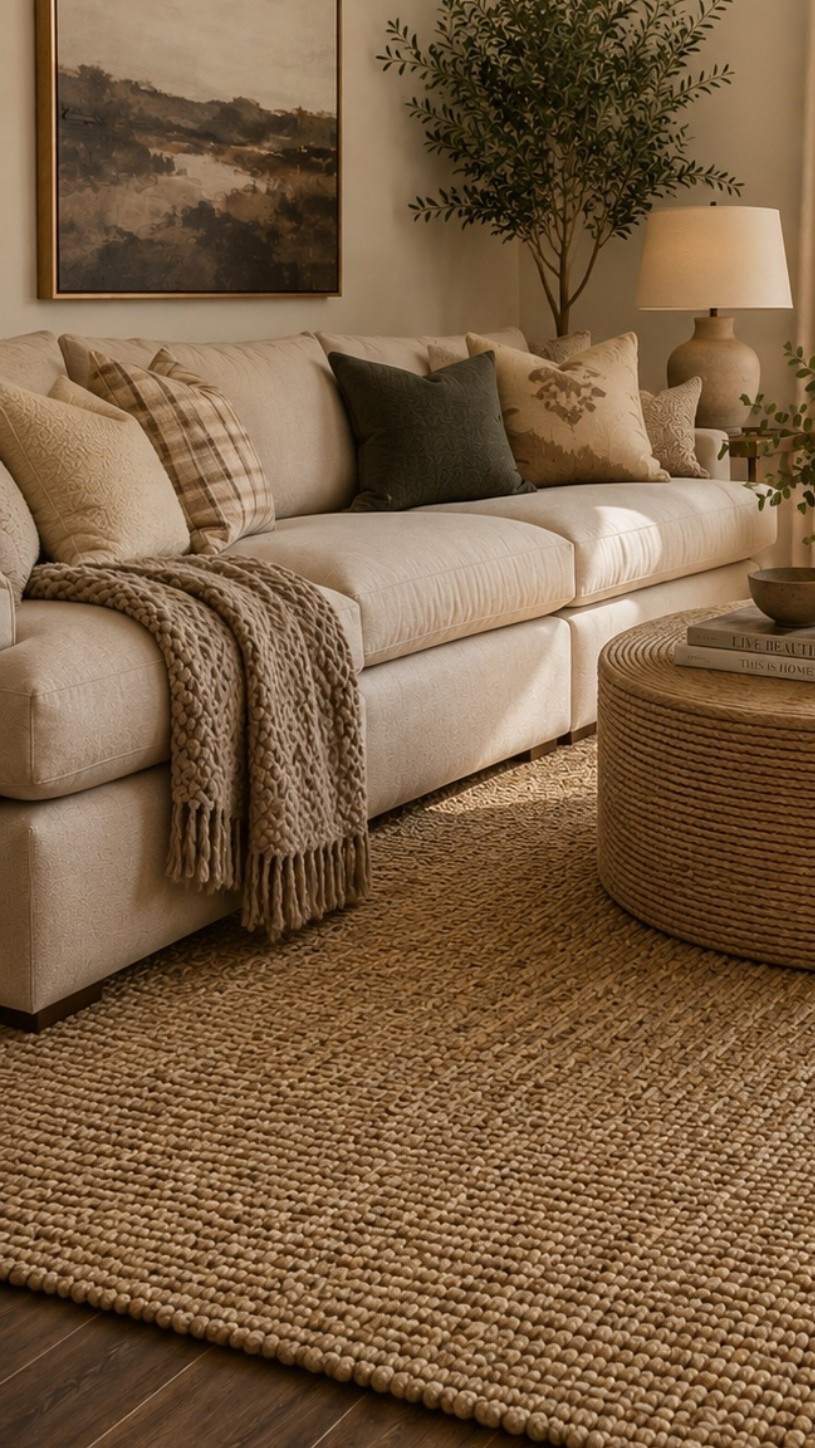 One of our favorite finds lately🤍 - this chunky woven jute rug adds instant warmth, texture, and that collected, lived-in feel. 

Rug, neutral living room, jute, transitional, coastal, Walmart

#LTKHome #LTKSeasonal #LTKSaleAlert