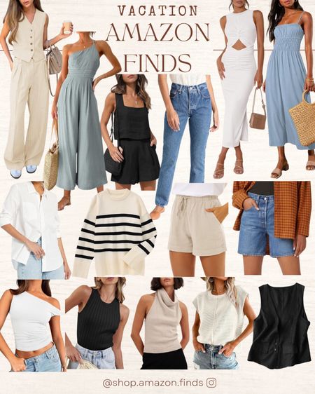 European vacation capsule wardrobe from Amazon! 

#LTKSeasonal #LTKtravel #LTKstyletip