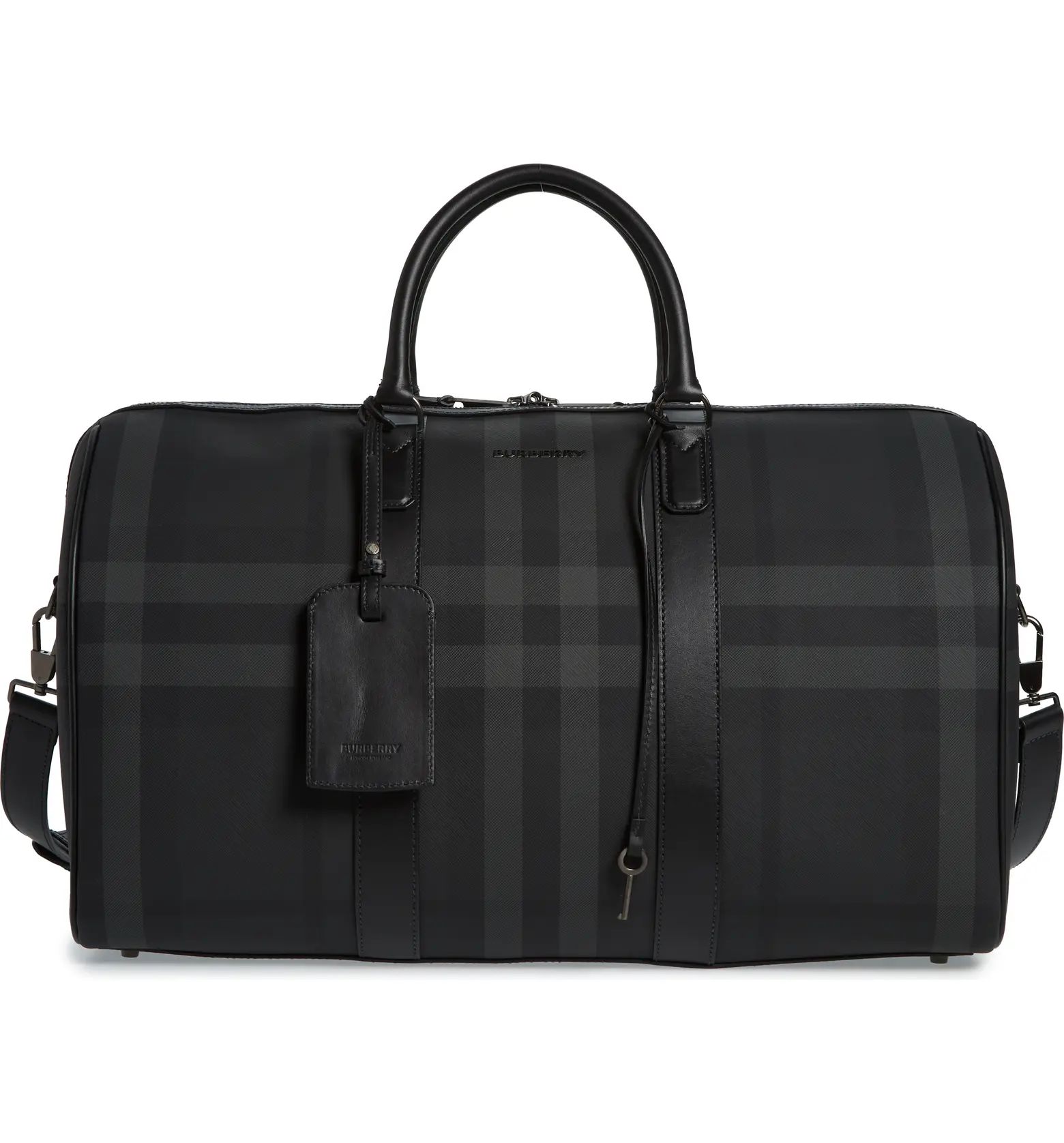 Boston Check Canvas Duffle Bag | Nordstrom