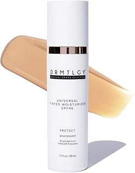 DRMTLGY Universal Tinted Moisturizer SPF 46 – Broad Spectrum Hybrid Sunscreen with Zinc Oxide &... | Amazon (US)