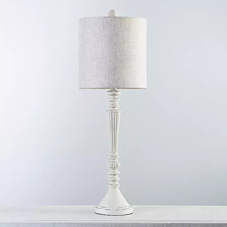 White Thompson Table Lamp | Kirkland's Home