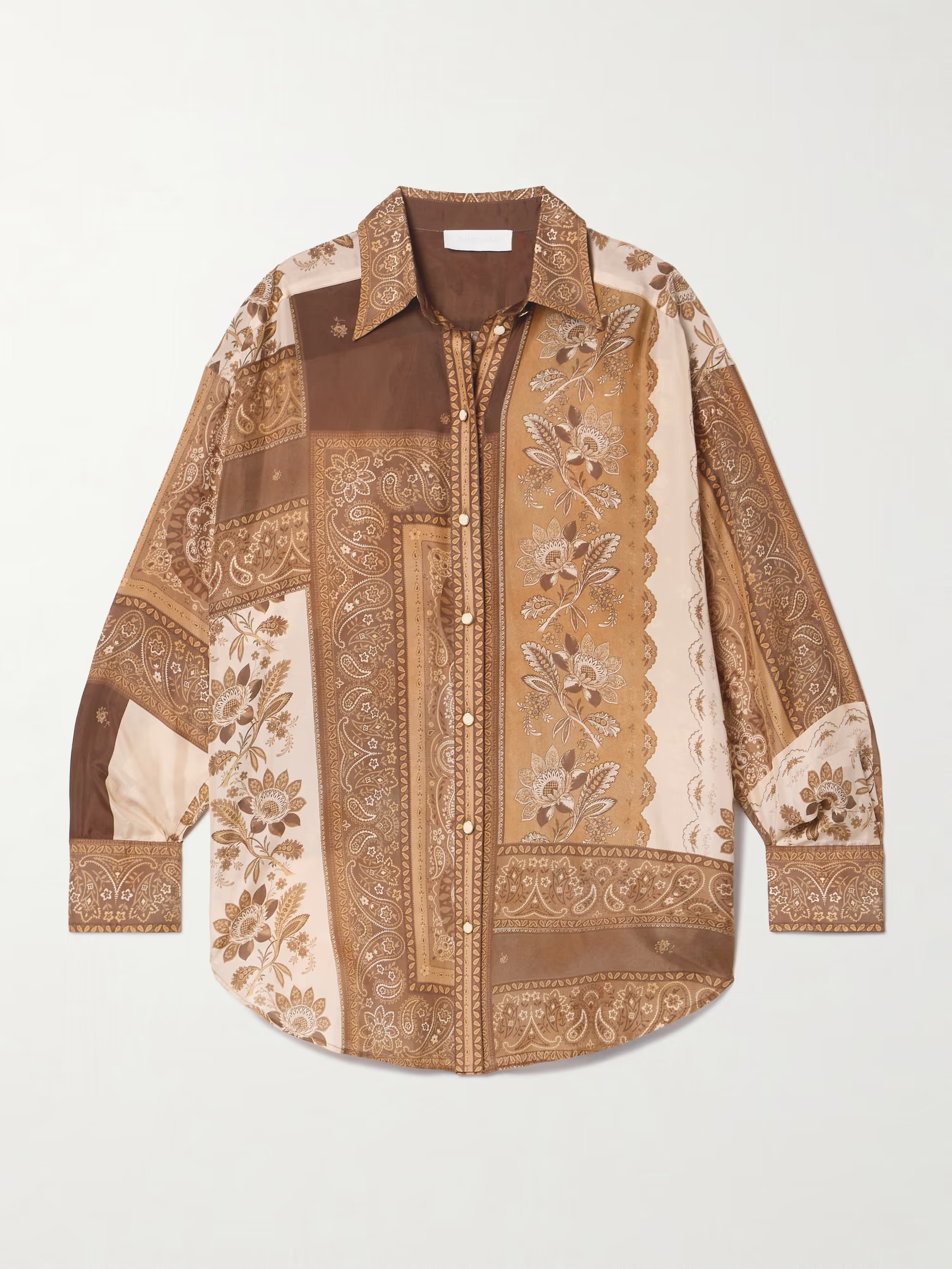 Lucky printed silk shirt | NET-A-PORTER (US)