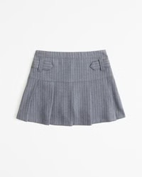 girls pinstripe pleated skort | girls bottoms | Abercrombie.com | Abercrombie & Fitch (US)