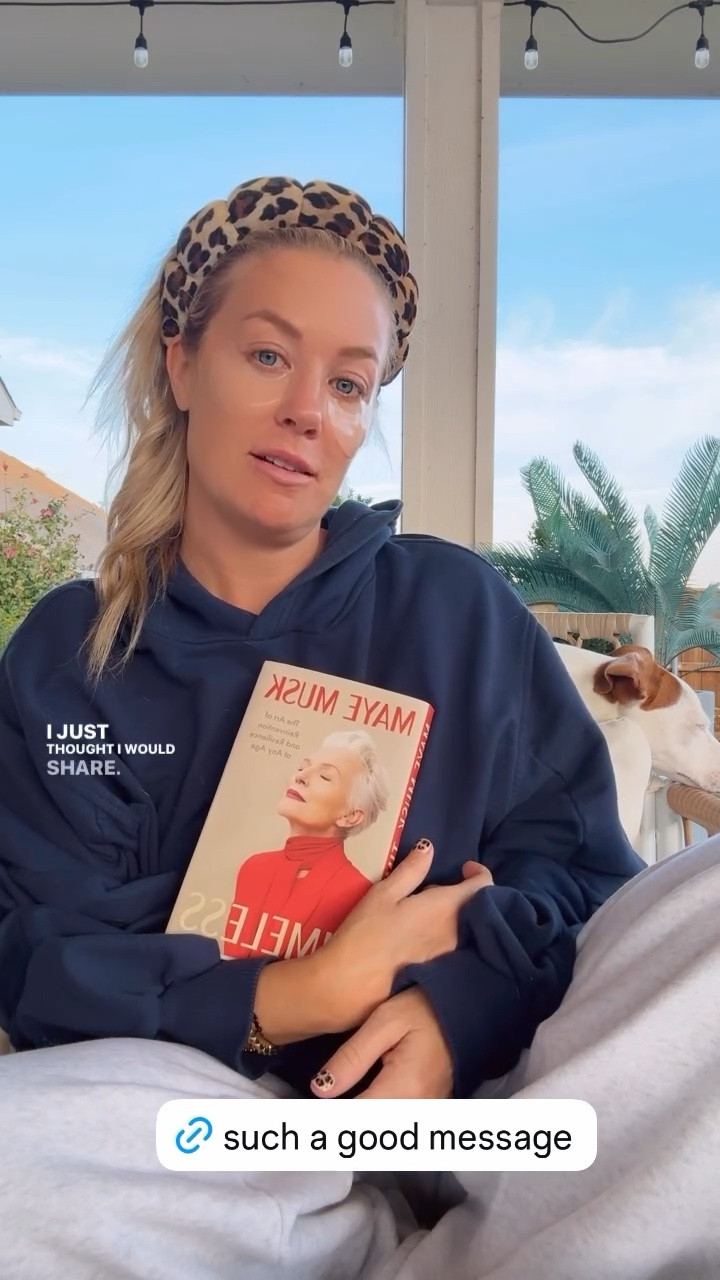 Book chat! I feel like i’ve gotten a lot out of this book written by Elon Musk’s mom. Such a good message and i’m only halfway through!