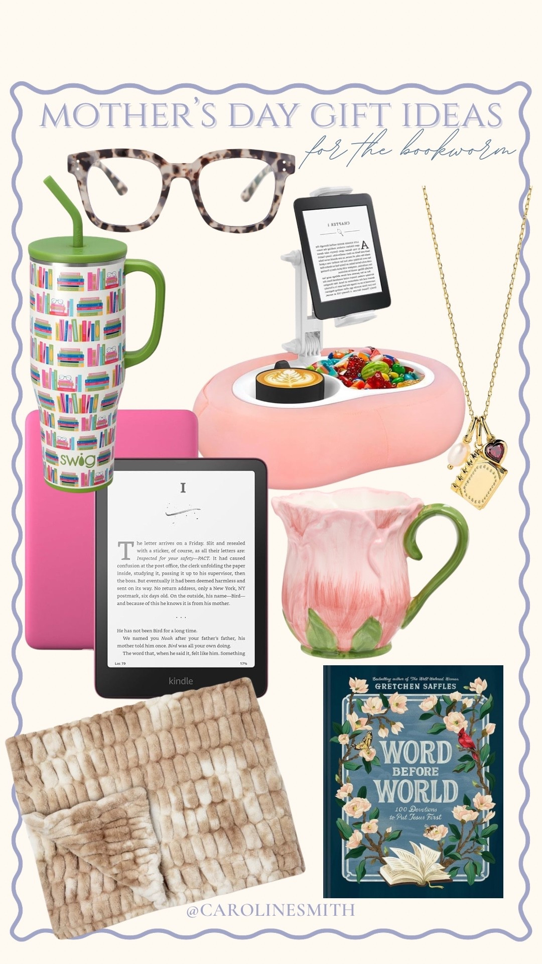 Mother’s Day gift ideas
For the bookworm



Read, book, booktok, fantasy, swig, kindle, kindle accessory, Lola blankets, gifts for her, gift guide 

#LTKMothersDay #LTKmomlife #LTKHome