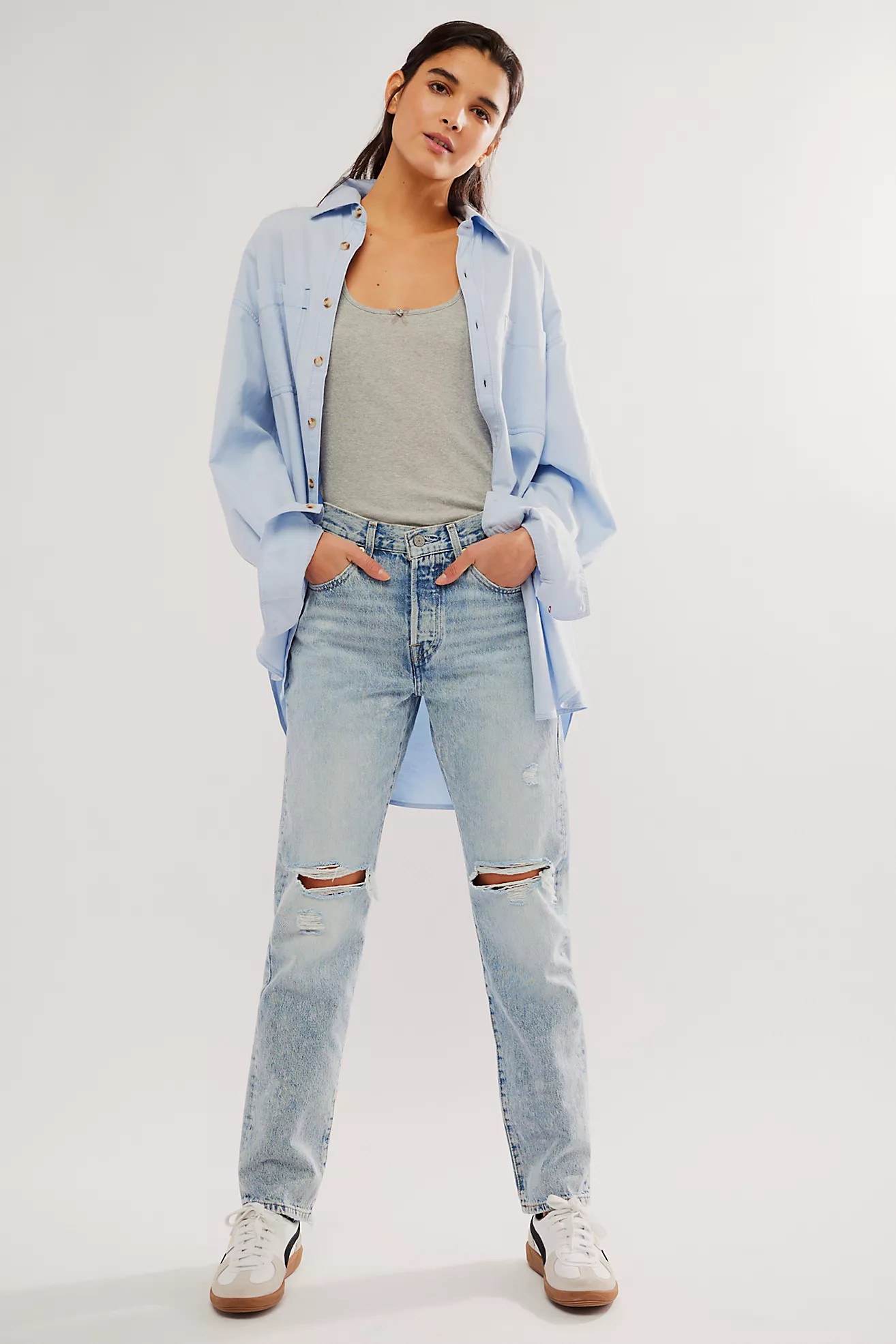 Levi's 501 Straight Jeans | Free People (Global - UK&FR Excluded)