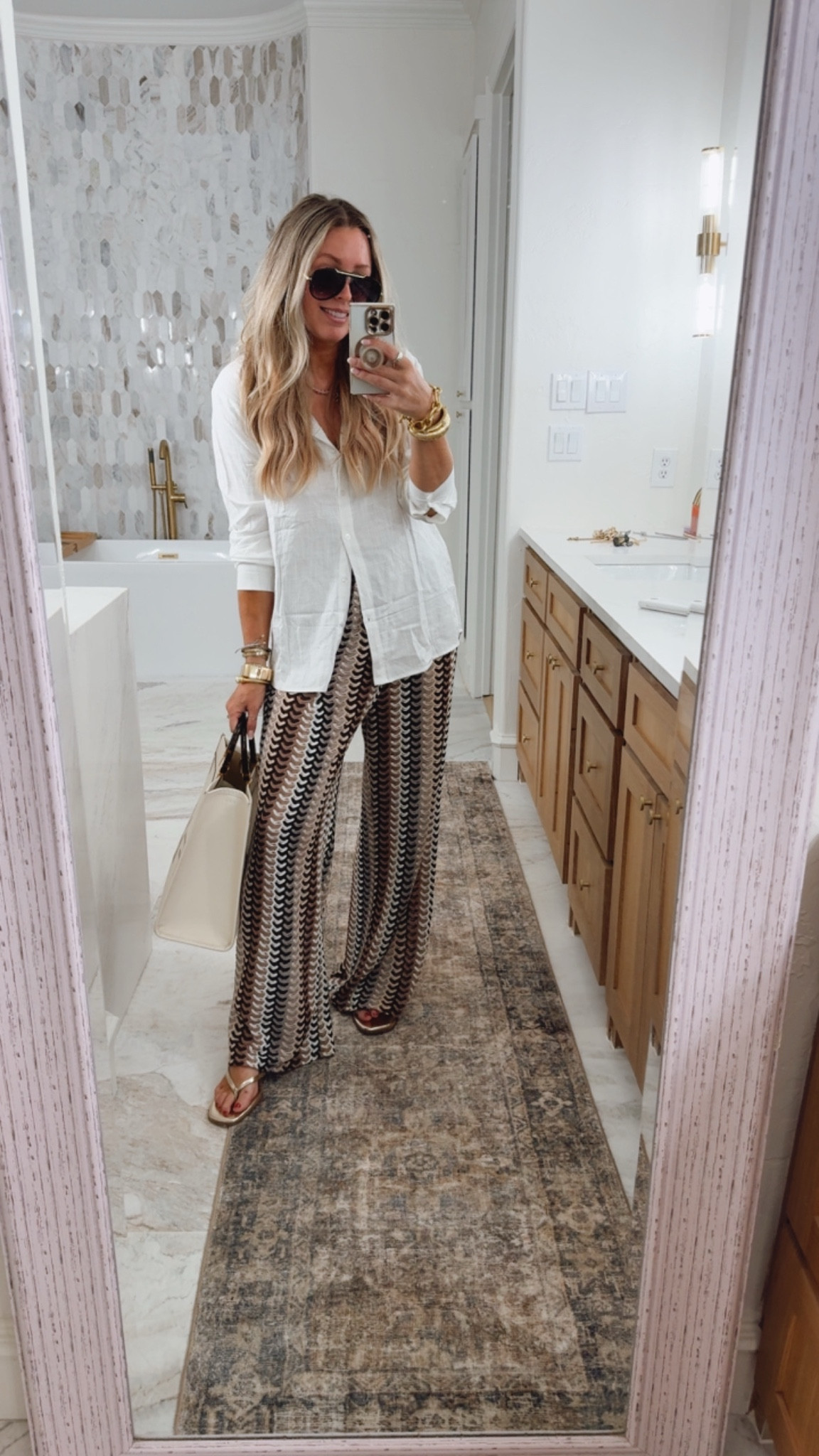 Set fits true to size. Wearing medium tube top and lightweight pants for summer. Jelly sandals size up in between sizes. Summer sandals. Miu miu slides. Crochet. Sized up to large in tennis dress. Pickleball outfit. Summer fashion. Summer outfit. Beach vacation outfit. Jeans size down one size to 28 (normally 30. Too sized up. Swimsuit coverup. Beach vacation outfits. Dress fits true to size. Looks like zimmermann. Outfit for my son’s award ceremony. 

. Walmart. Anthropologie. Travel outfits. Vacation outfits beach. Zimmermann. Aerie. Travel outfit. Beach outfit. Linen pants. Skirt fits true to size. Graduation dresses. Graduation outfit. Wedding guest dress. Summer wedding guest. Vacation outfits. Resort wear. Summer outfits. Workwear. Mother’s Day outfit. All fit true to size. Workout outfits. Summer outfits. Madewell looks for less. Walmart fashion. 
Travel outfits. Memorial Day weekend outfit. July 4th outfits. Lake outfit. Shorts. Alo looks for less. Athleisure. Walmart. Walmart fashion. Springoutfits 2036. Workout. Sports Lon outfit. Lululemon. Freee people. Sized up one size to large in the romper for this comfy fit. White button down. Shorts. . Travel outfits. Spring fashion. 2026. Aerie. Plus
 size fashion. Vacation outfit. Spring outfits 2026. Sports outfit. Spring outfits 2026. Spring fashion. Easter. Jumpsuit. Romper. Memorial Day weekend. GRWM. Sports mom outfit

https://liketk.it/6dVTH