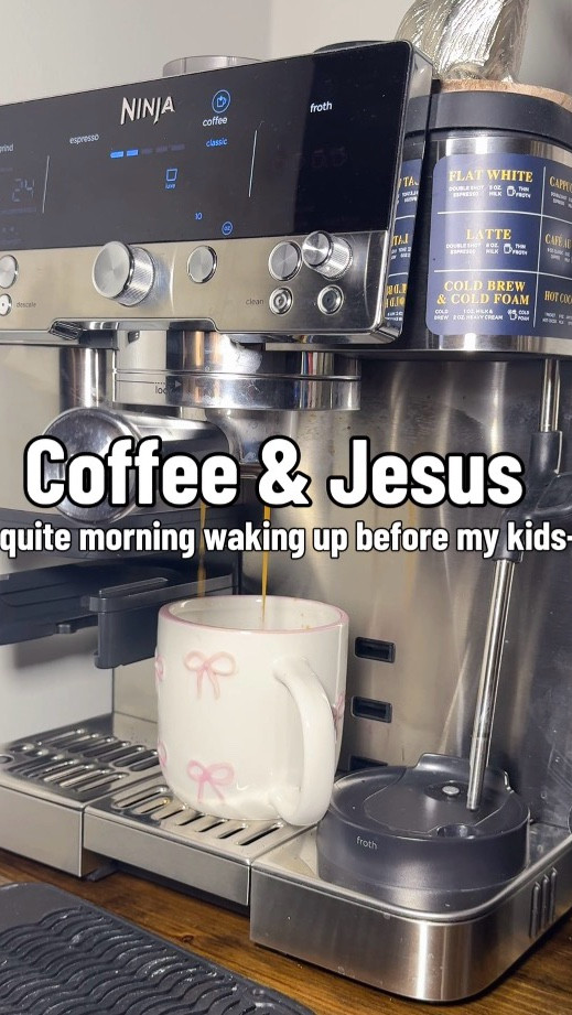 Some quite time with Jesus and just enjoy some peace and quiet before the chaos of the day begins. 
Highly reccomend this book, it’s been so relatable for my life and has honestly been so encouraging and opened my eyes and given me a better perspective on a lot of things in life. 
#quitemorning #vlog #coffeeoftheday #christianmom #morningroutine 

#LTKmorningroutine #LTKdayinmylife #LTKmomlife