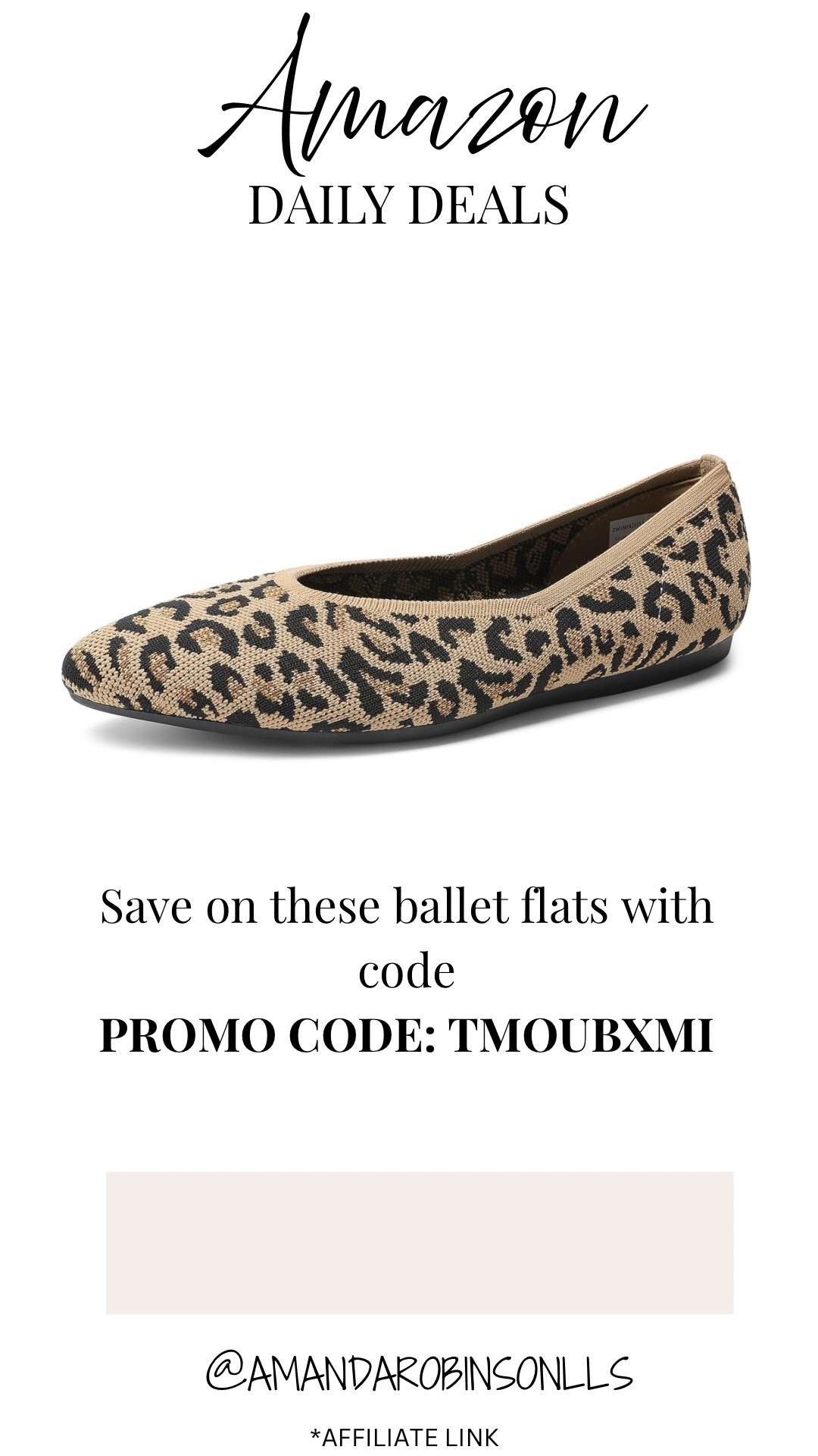 Amazon daily deals
Ballet flats 

#LTKSaleAlert