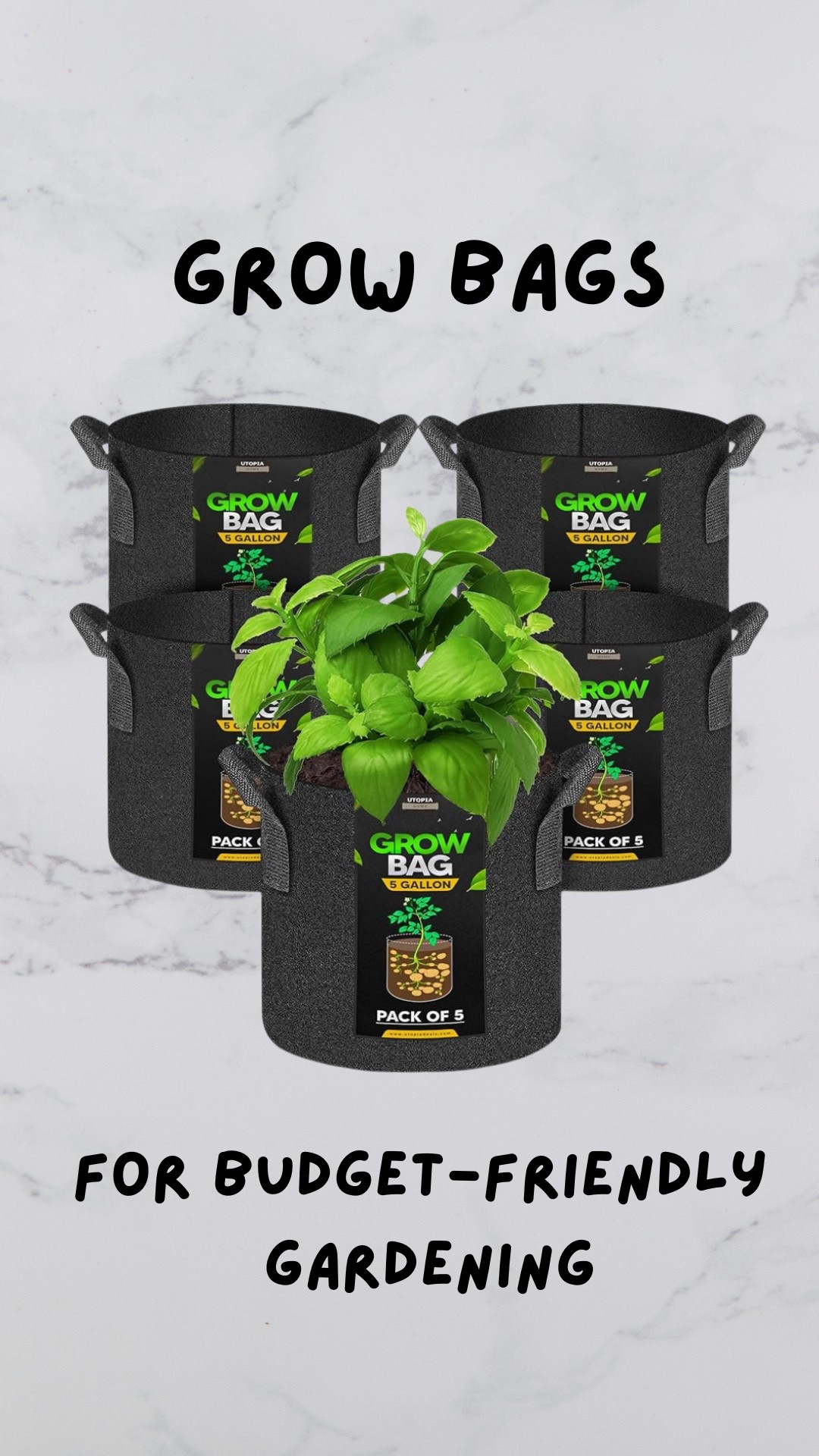 Grow bags are a great way to do budget friendly gardening. They are also great for beginners because you are not committed to putting the plant in the ground where you can’t easily move it. If your plant is in a grow bag, and you don’t think it’s getting enough sun, you can simply move it!

#LTKGiftGuide #LTKHome #LTKSummerEdit
