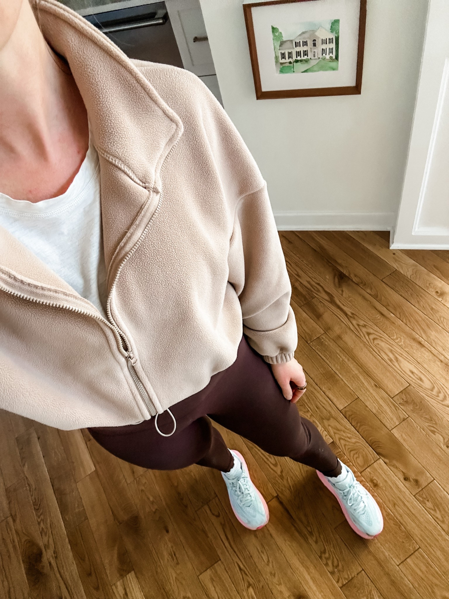 Morning gym outfit and coffee with friends 

#LTKmomlife #LTKActive #LTKfitnessgoals