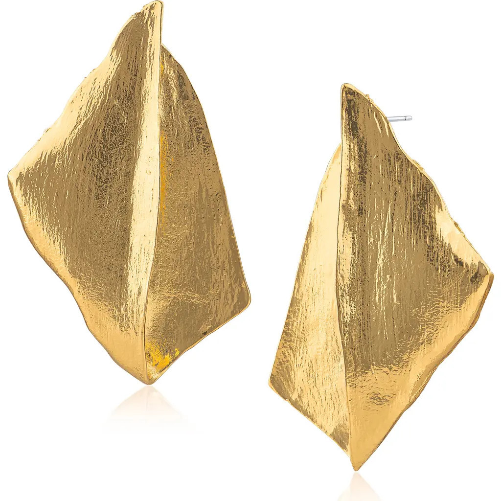 JARDIN 14K Gold Plated Organic Statement Earrings (Nordstrom Exclusive) at Nordstrom Rack | Nordstrom Rack