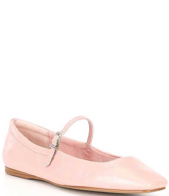 Reyes Crinkle Patent Leather Mary Jane Ballet Flats | Dillard's