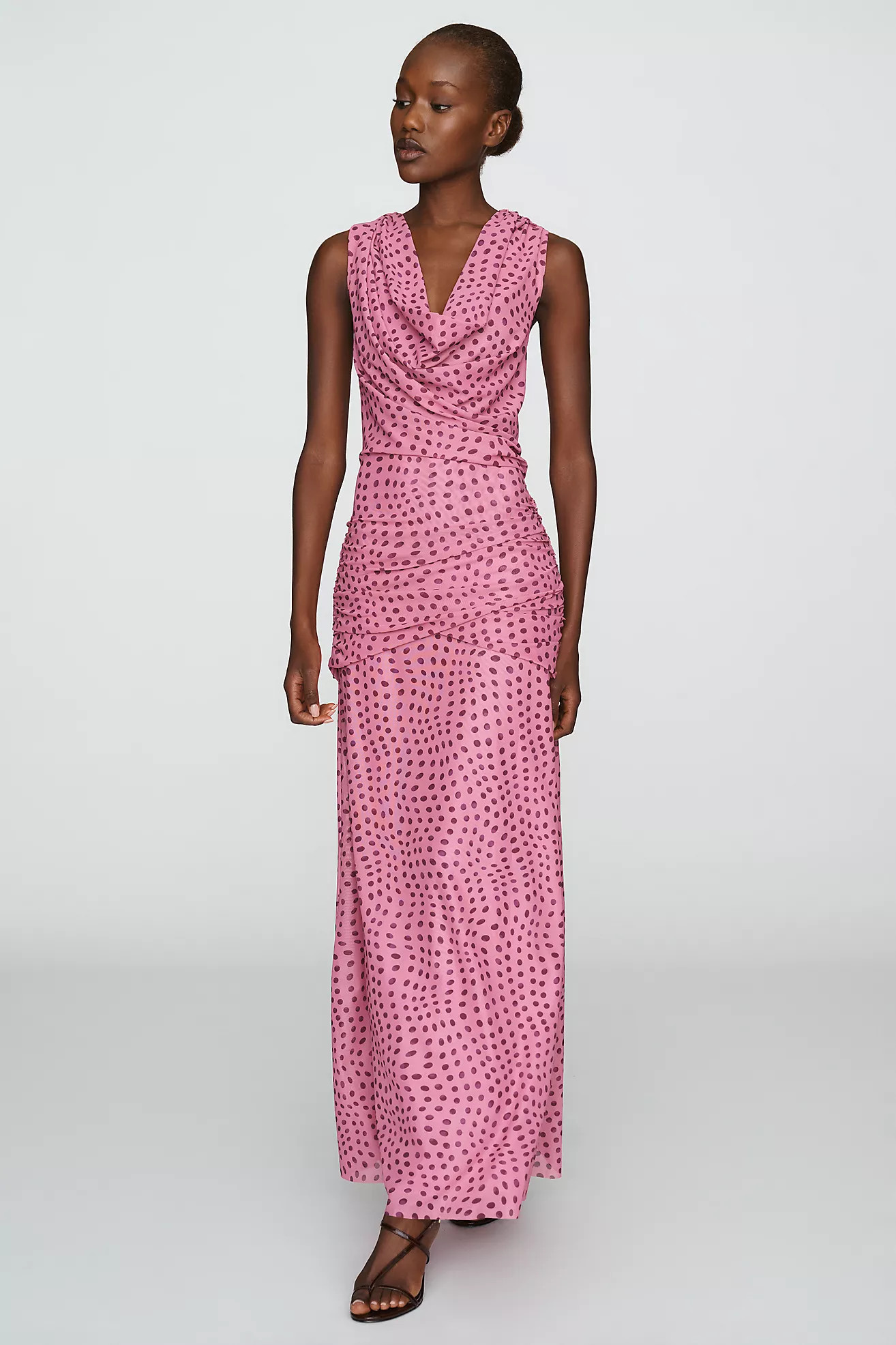 SOVERE Zuri Sleeveless Cowl Neck Maxi Dress | Anthropologie (US)