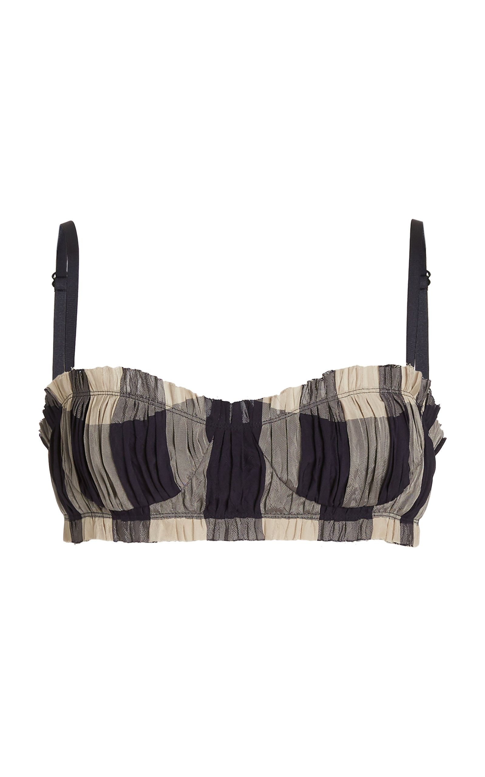 Indira Plaid Bra Top | Moda Operandi (Global)