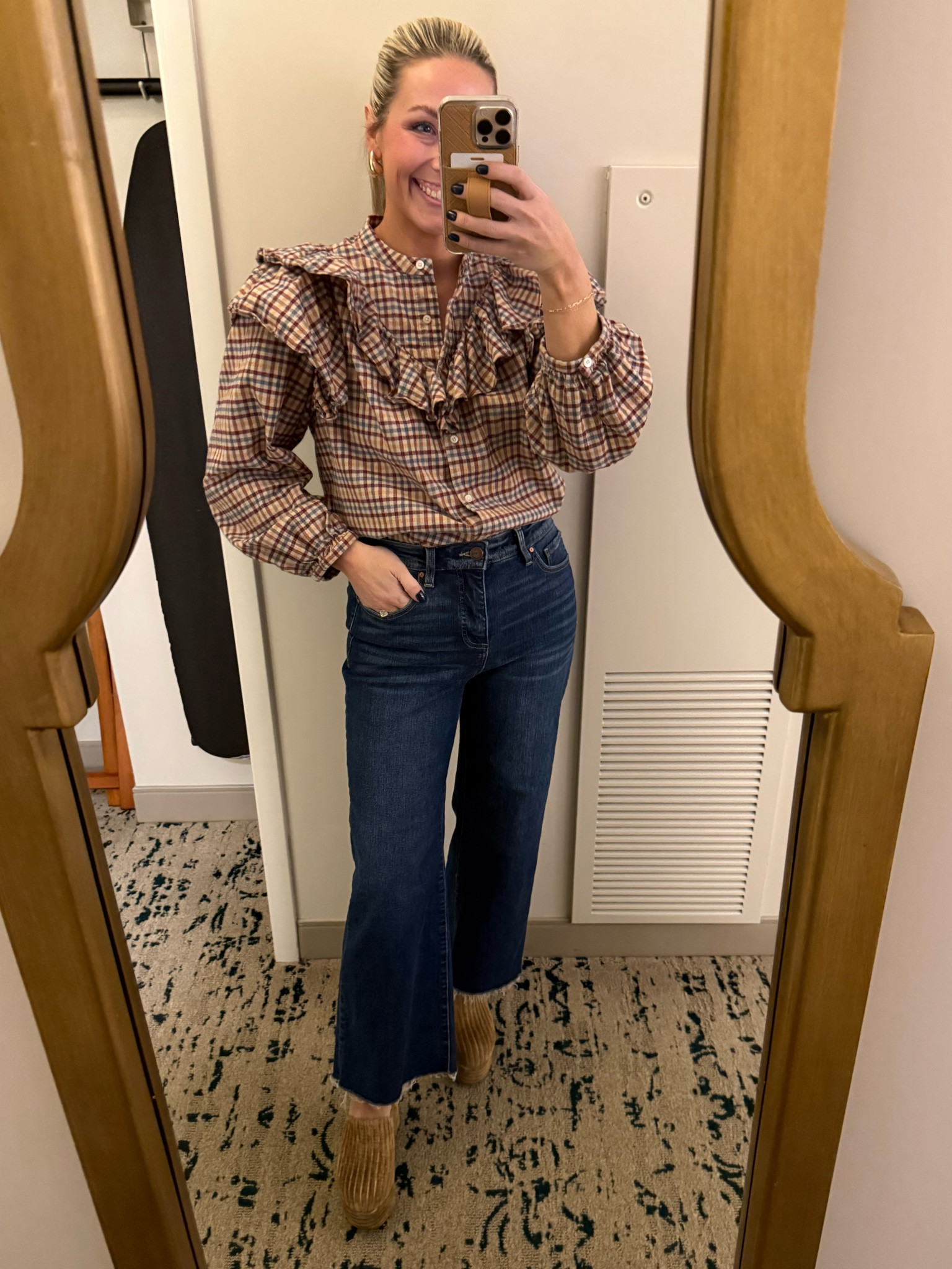 Love the fun too from something navy. Sadly it’s super old and no longer available but sharing for inspo! Also really been enjoying these jeans from Avara. Code BOBBI15 and I’m in the size 26! My Larroude clogs of course! 

#LTKStyleTip #LTKFindsUnder100 #LTKFindsUnder50