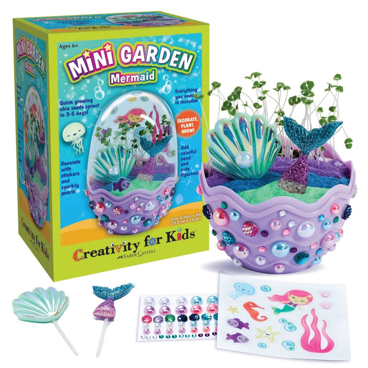 Creativity For Kids Mini Garden Mermaid Craft Kit | Target
