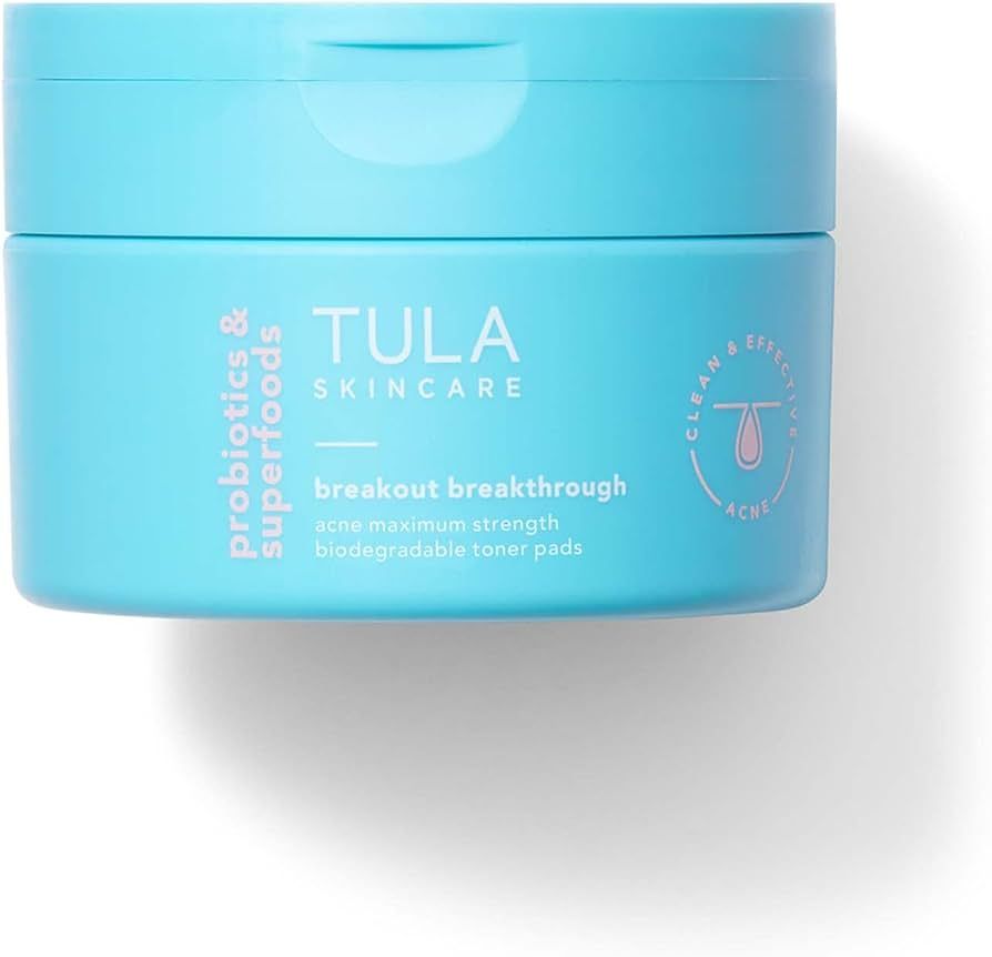 TULA Skin Care Clear Skin Starters Acne & Blemish Fighting (Toner Pads) | Amazon (US)