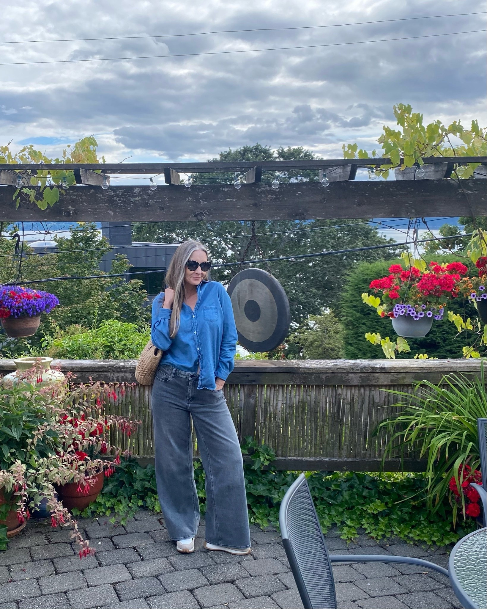 Easy and cool ootd. #ootd #travelootd #minimaliststyle #capsulewardrobe #doubledenim #styleover50 #thisis60 #retirementstyle

#LTKOver40 #LTKdayinmylife #LTKootd