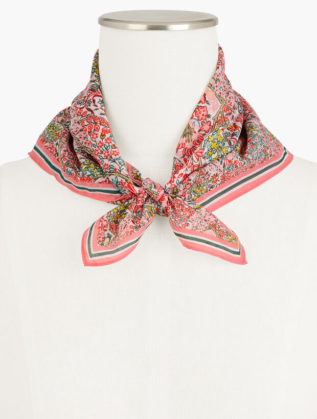Branching Floral Neckerchief | Talbots