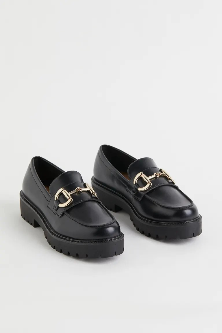 Chunky Buckle-detail Loafers | H&M (US + CA)