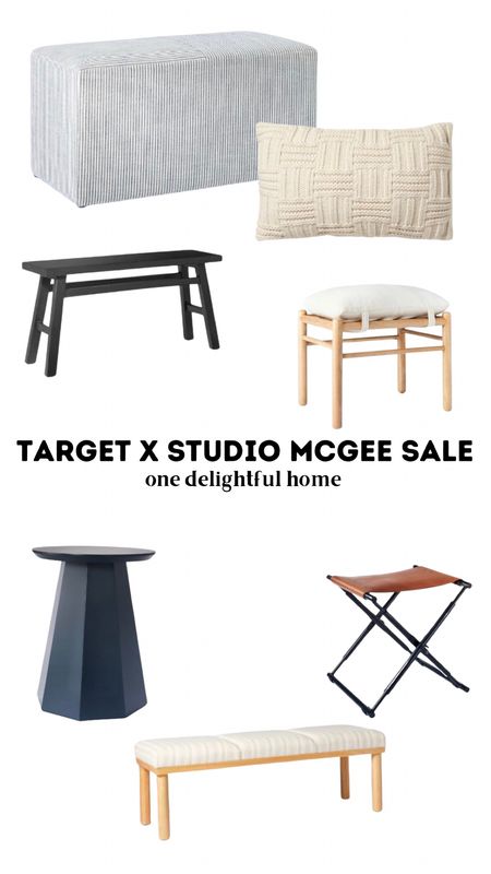 Target x Studio McGee Markdowns - stools, benches 

#LTKsalealert #LTKSeasonal #LTKhome