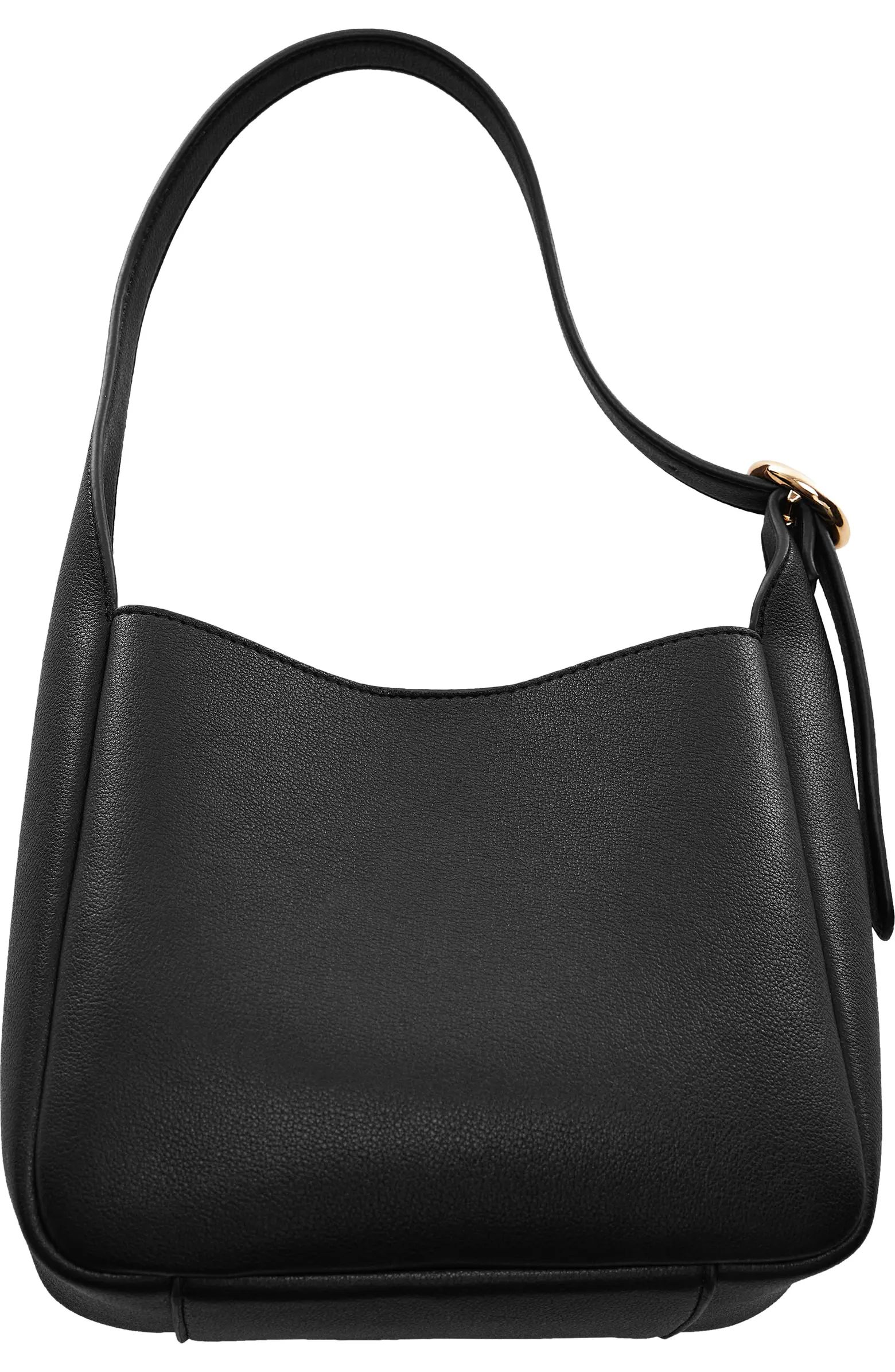 Statement Buckle Faux Leather Hobo Bag | Nordstrom