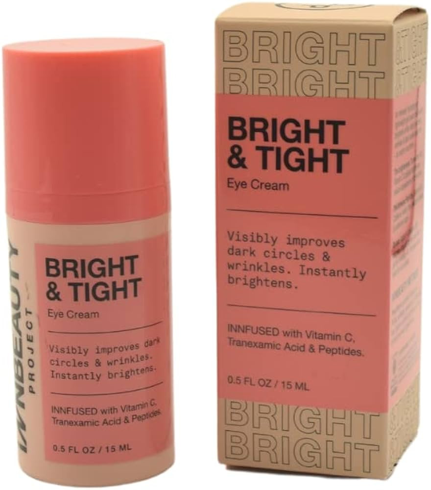iNNBEAUTY PROJECT Bright & Tight Dark Circle Firming Eye Cream with Vitamin C & Peptides 0.5 oz /... | Amazon (US)