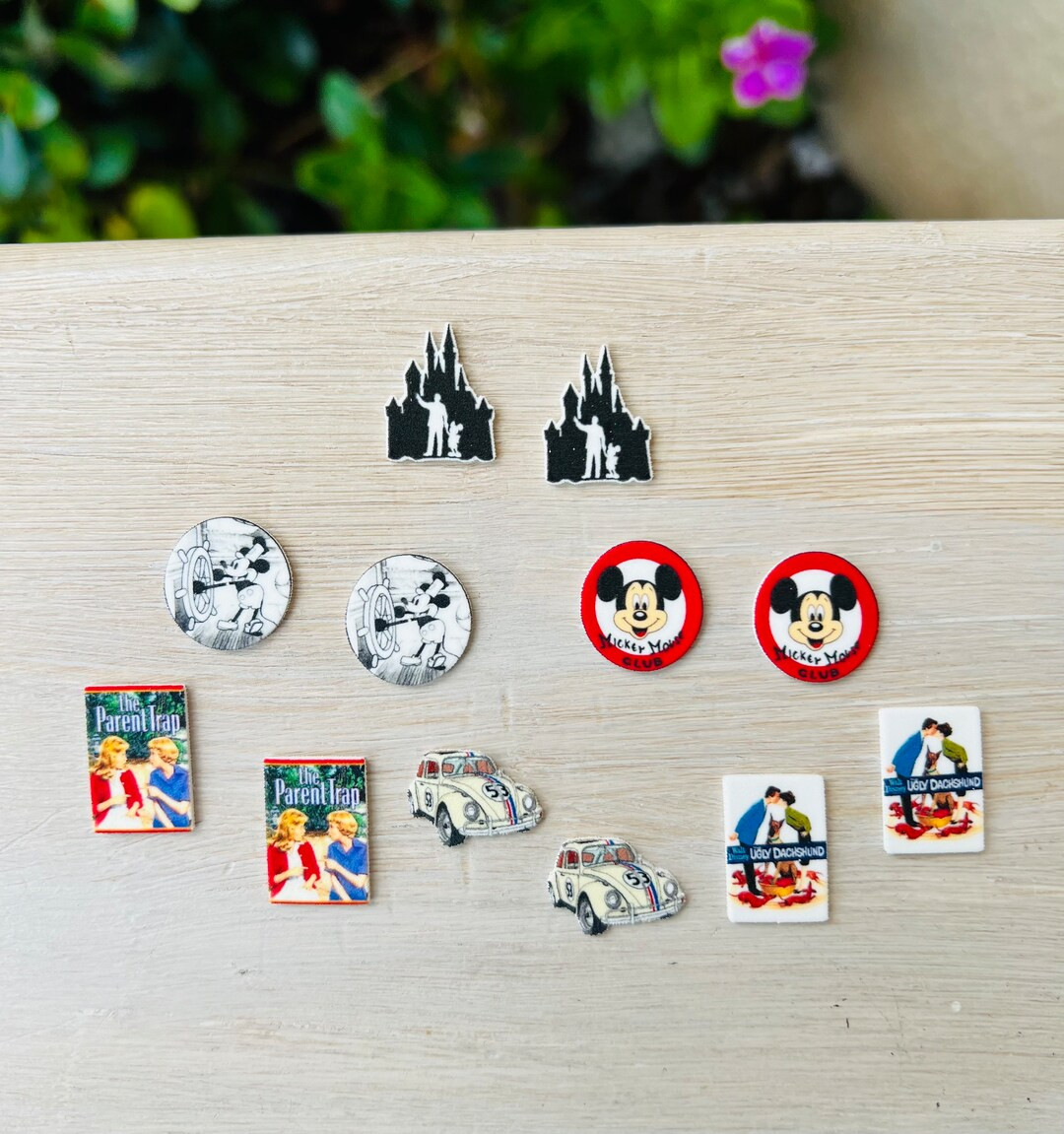 The Wonderful World of the Mouse Earrings Collection/studio Hat/sorcerer Mouse/ Fantasmic/disney ... | Etsy (US)