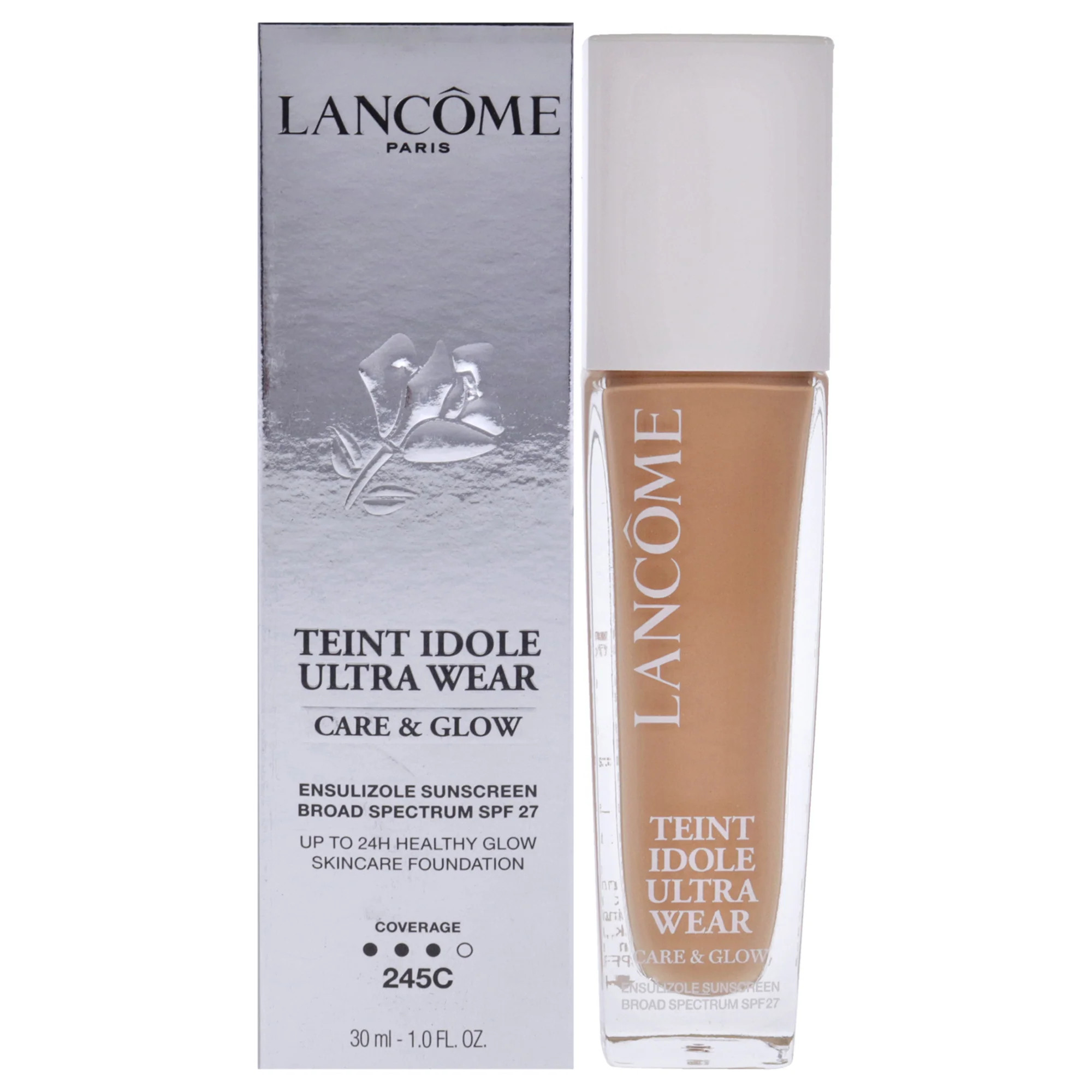 Teint Idol Ultra Wear Care and Glow SPF 27 - 245C Light With Cool Pink Undertones by Lancome for Women - 1 oz Foundation | Shop Simon