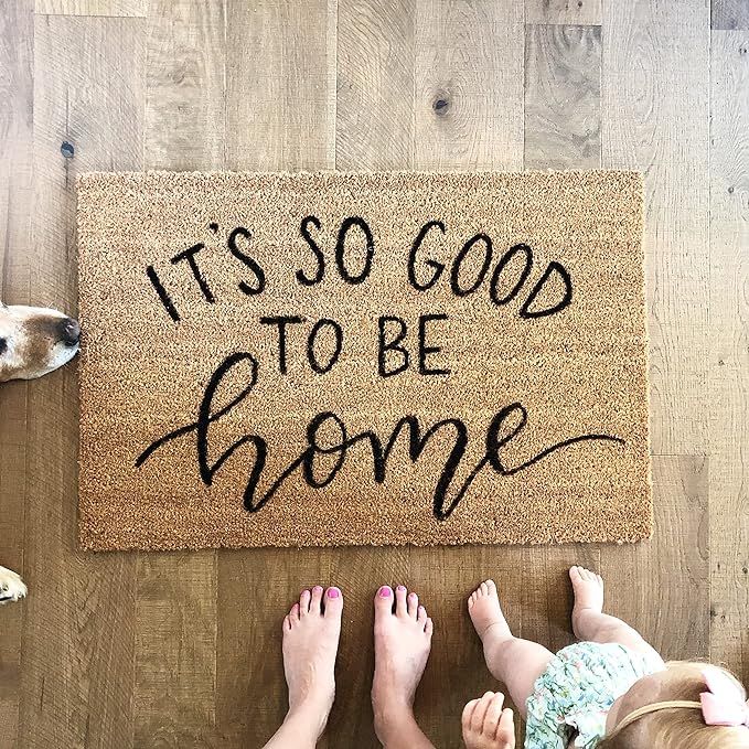 Its so Good to be Home Doormat Welcome Door Mat Absorbent Non-Slip Floor Mat Scraping Mud Mat 16x... | Amazon (US)