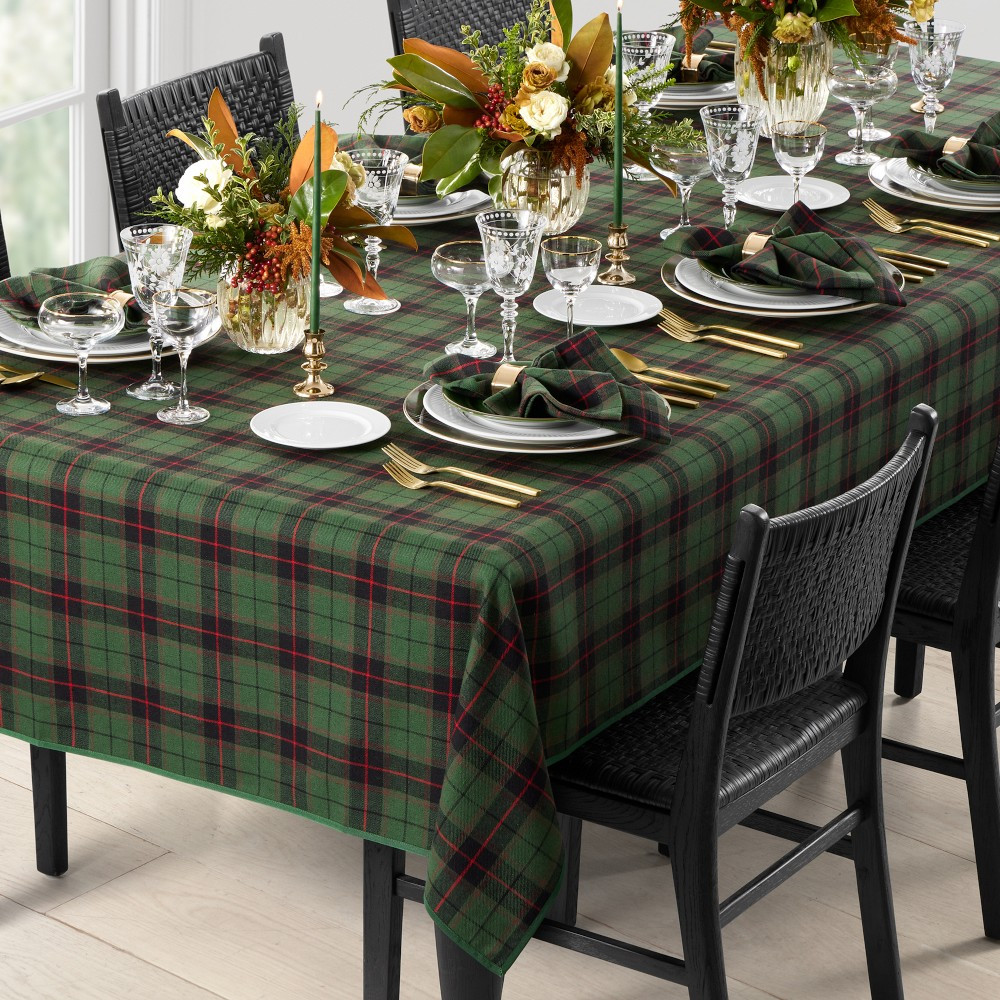 Green Tartan Tablecloth | Williams-Sonoma