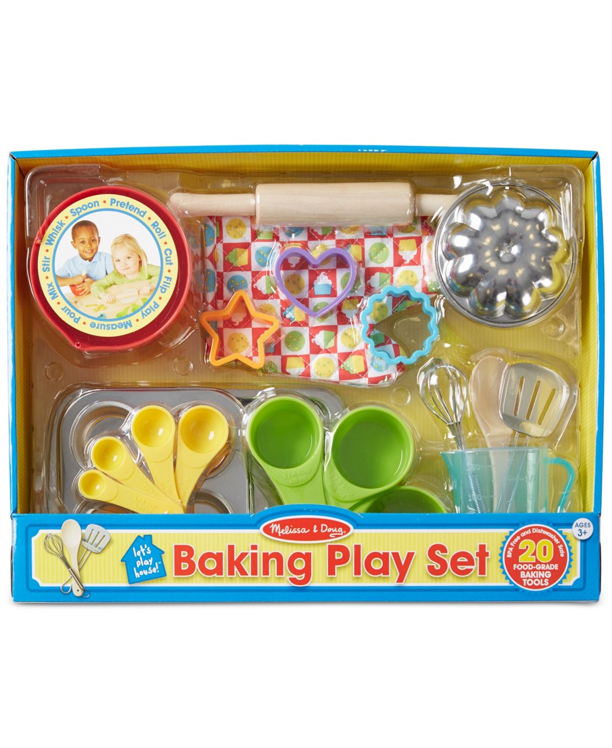 Melissa and Doug Kids' Baking Play Set with Bowls | Macys (US)