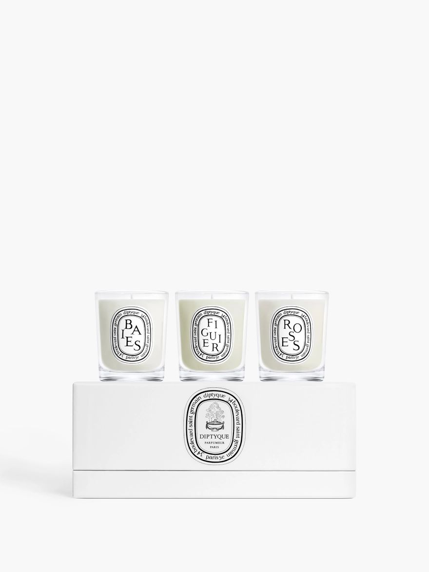 Set of 3 small candles
            Pre-composed | diptyque (US)